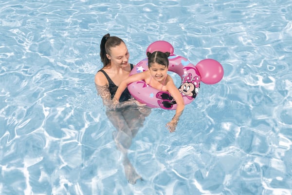 Bestway 9102N pool- och badmadrass Rosa Bild PVC Simring