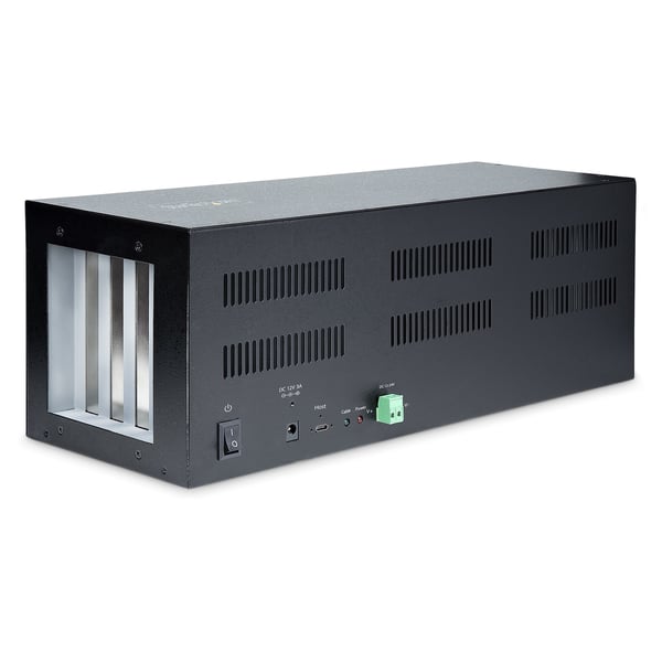 StarTech.com PCIe-expansionschassi med 4 platser med PCIe x2-värdkort, PCIe 2.0 - 10 Gbps, externa PCIe-platser för stationära datorer/servrar, PCI Express-expansionslåda/-adapter, 4 PCIe x1-platser StarTech.com PCIe-expansionschassi med 4 platser med PCIe x2-värdkort, PCIe 2.0 - 10 Gbps, externa PCIe-platser för stationära datorer/servrar, PCI Express-expansionslåda/-adapter, 4 PCIe x1-platser