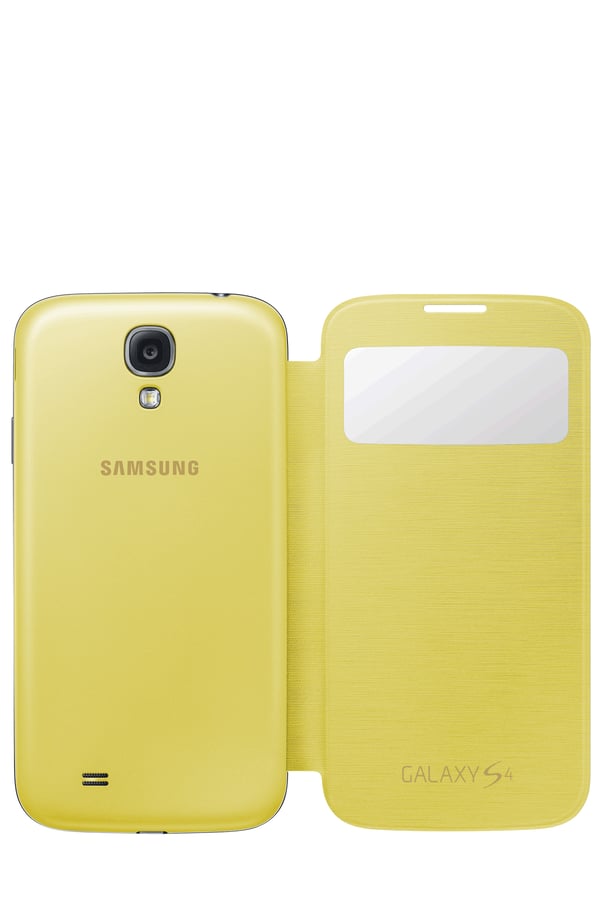 Samsung S View matkapuhelimen suojakotelo Avattava kotelo Keltainen