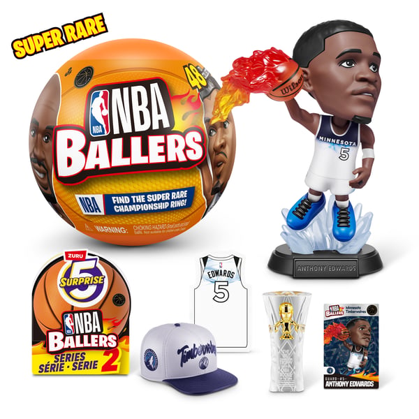 5 Surprise NBA Ballers Series 2