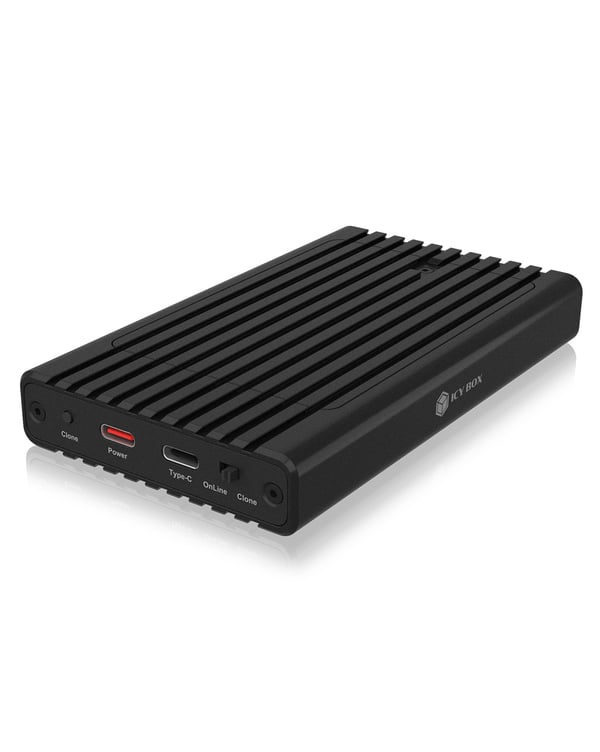 ICY BOX IB-2817MCL-C31 SSD kabinet Sort M.2 USB-drevet