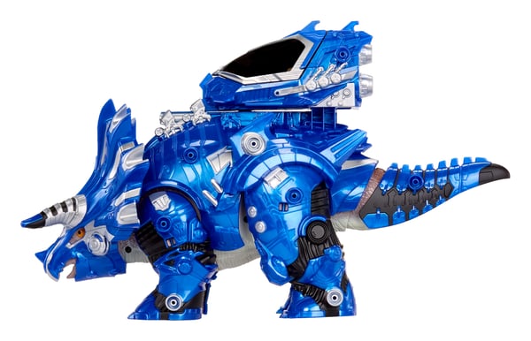 MGA Entertainment Armorsaurs Armor-Up Dinosaur- Triceratops - Cobalt