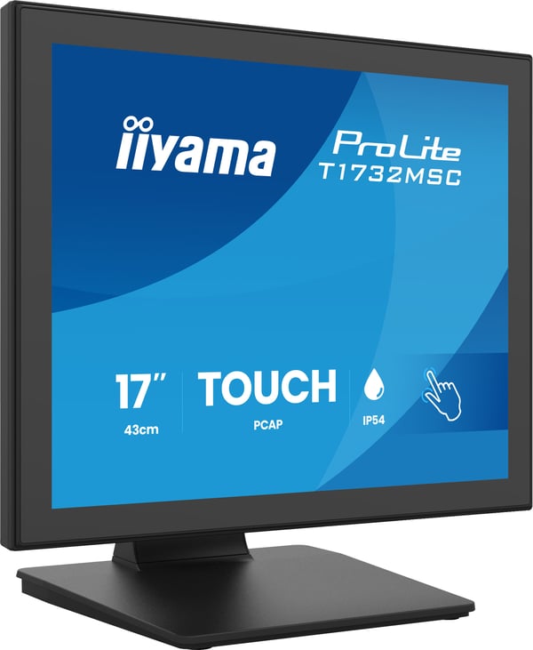iiyama ProLite T1732MSC-B2S platta pc-skärmar 43,2 cm (17") 1280 x 1024 pixlar SXGA LED Pekskärm Svart