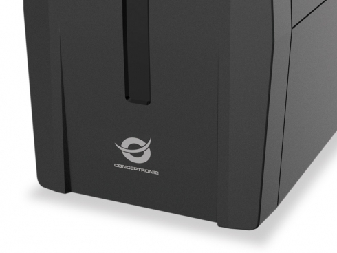 Conceptronic ZEUS02E UPS-enhed Interaktivt indgangsstik 0,85 kVA 480 W 4 AC stikkontakt(er)