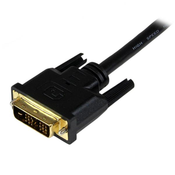 StarTech.com HDDVIMM150CM videokabel adapter 1,5 m HDMI DVI-D Sort