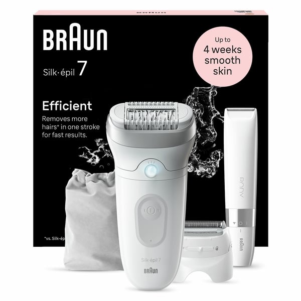 Braun Silk-épil 7 7-441 40 pincetter Silver, Vit