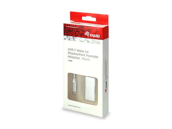Equip 133458 USB grafisk adapter 4096 x 2160 pixel Hvid
