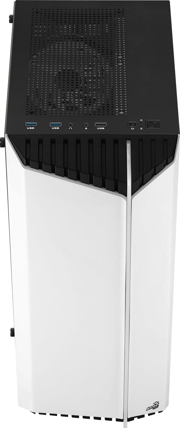 Aerocool Bionic Midi Tower Hvid