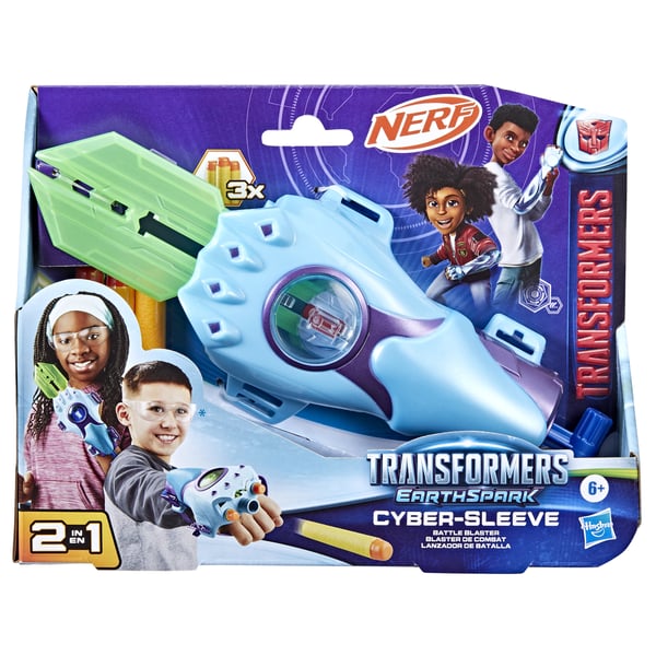 Nerf Transformers EarthSpark Cyber-Sleeve Battle-blaster