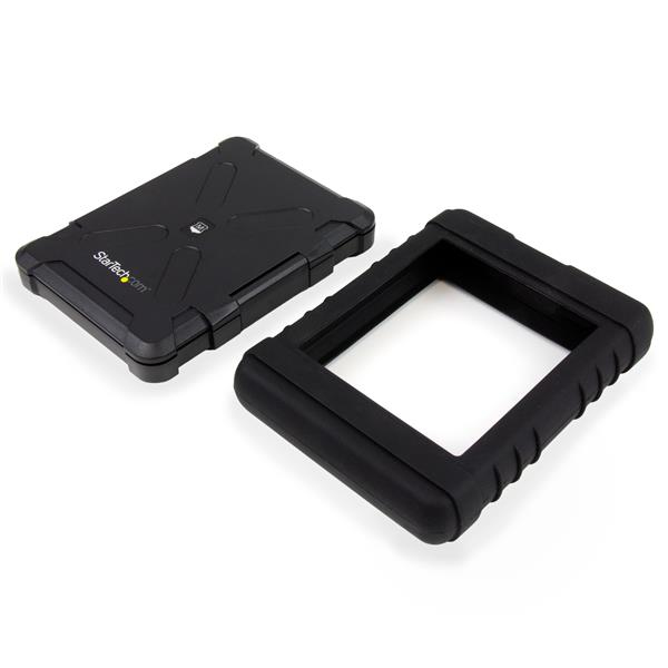 StarTech.com S251BRU33 tallennusaseman kotelo HDD-/SSD-kotelo Musta 2.5"