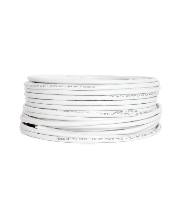 Vultech SC13102-50 nätverkskablar Vit 50 m Cat5e F/UTP (FTP) Rund