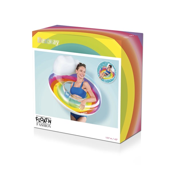Bestway 43647 / 23 pool- och badmadrass Multifärg Monokromatiskt Badring