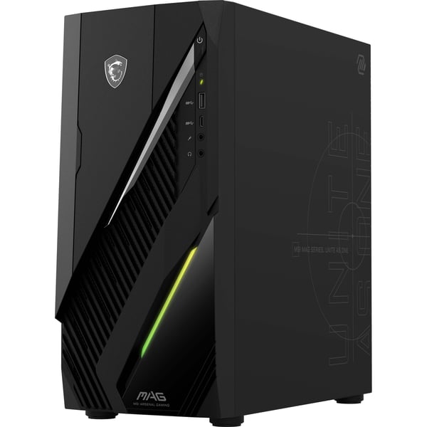 MSI MAG Infinite E1 14NVL5-104EU Intel® Core™ i5 i5-14400F 16 GB DDR5-SDRAM 1 TB SSD NVIDIA GeForce RTX 5060 Windows 11 Home Skrivbord PC Svart