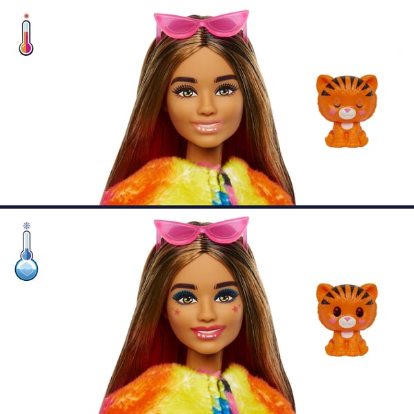 Barbie Cutie Reveal -docka i djungelserien