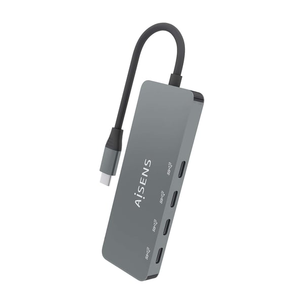 AISENS A109-0695 gränssnittshubbar USB 3.2 Gen 2 (3.1 Gen 2) Type-C 10000 Mbit/s Grå