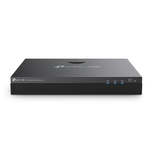 TP-Link VIGI NVR2016H verkkovideotallennin Musta