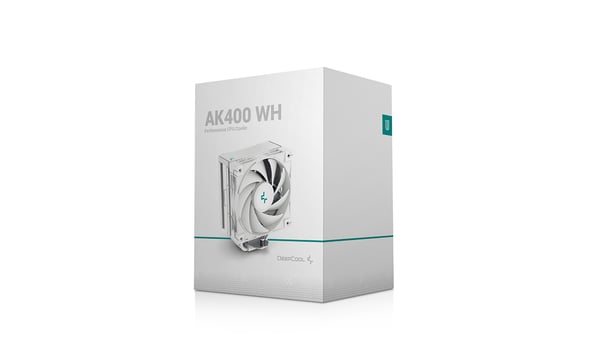 DeepCool AK400 WH Suoritin Ilmanjäähdytin 12 cm Valkoinen 1 kpl