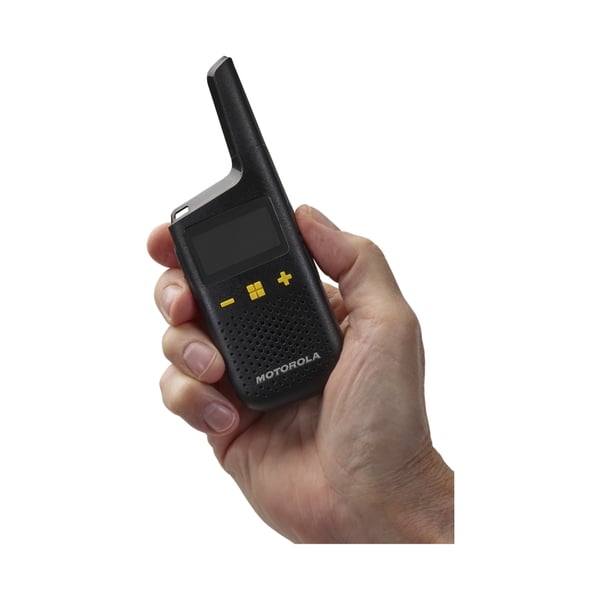 Motorola XT185 tvåvägsradio 16 kanaler 446.00625 - 446.19375 MHz Svart