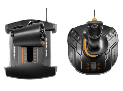 Thrustmaster T-16000M FCS Hotas Svart, Orange USB Joystick Analog / Digital PC