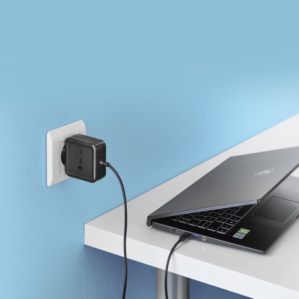 NGS ﻿﻿W-45W TYPEC Kannettava tietokone, Älypuhelin, Tabletti Musta AC Sisätila