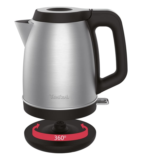 Tefal KI280D elkedel 1,7 L 2400 W Sort, Rustfrit stål