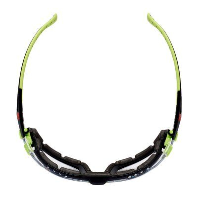 3M S1CGC1 skyddsglasögon Plast Svart, Grön