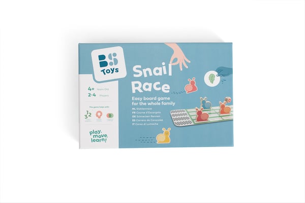 BS Toys GA496 brætspil Snail Race Familie