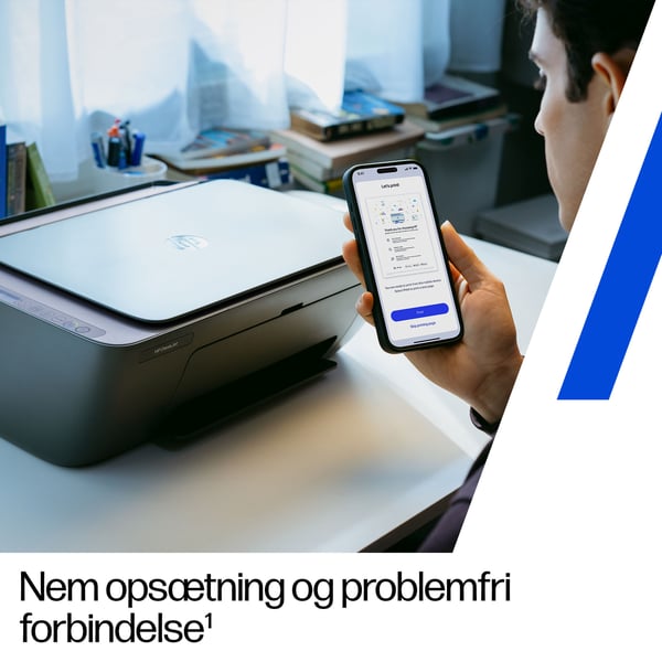 HP DeskJet 2921 Trådløst All-in-One Farve Printer, Instant Ink