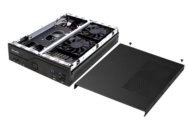 Shuttle XPC slim DH610 - Barebone - Slim-PC - LGA1700-sokkel