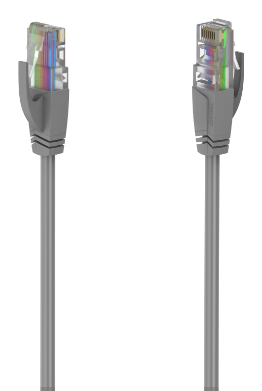 Hama 00200663 verkkokaapeli Harmaa 3 m Cat5e U/UTP (UTP)
