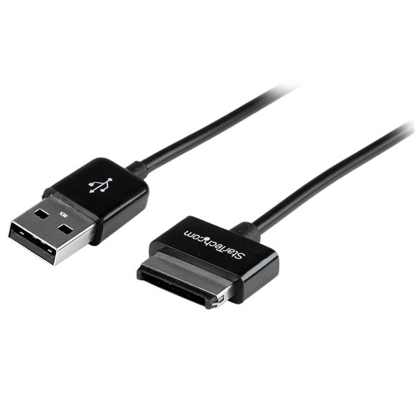 StarTech.com USB2ASDC3M kabel til mobiltelefon Sort 3 m USB A Asus 40-pin