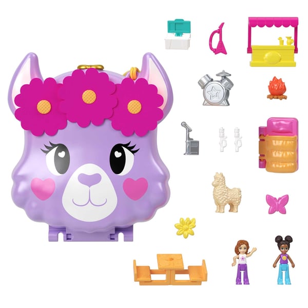 Polly Pocket CAMP ADVENTURE-lamalekväska