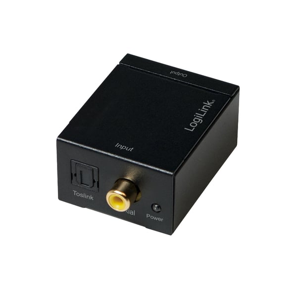 LogiLink CA0100 ljudomvandlare Svart