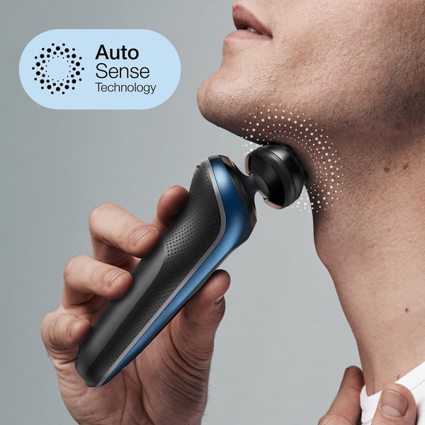 Braun Series 6 61-B1200s Folierakapparat Trimmer Svart, Blå