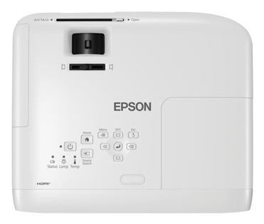 Epson EB-E24 Standard-kast projektor 3600 ANSI lumens 3LCD XGA (1024x768) Hvid