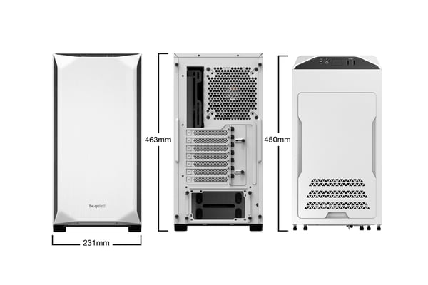 be quiet! BGW35 datorväskor Midi Tower Vit