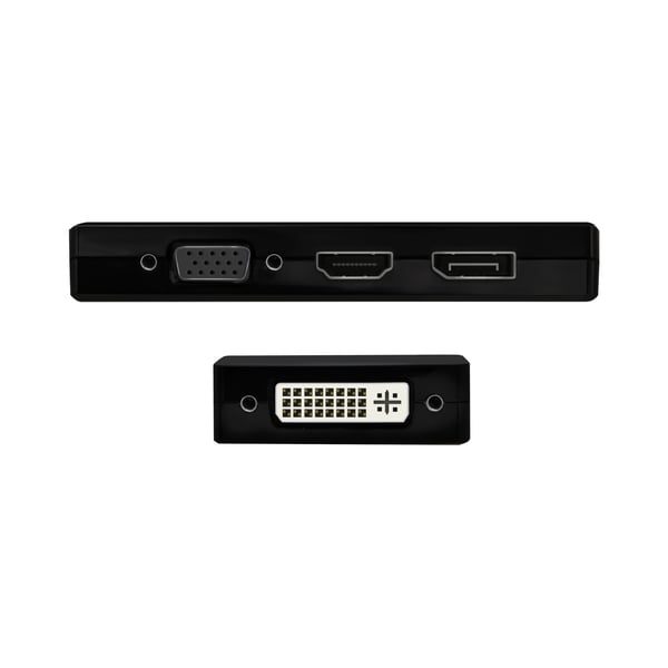 AISENS A109-0679 USB-grafikadapter 3840 x 2160 pixlar Svart