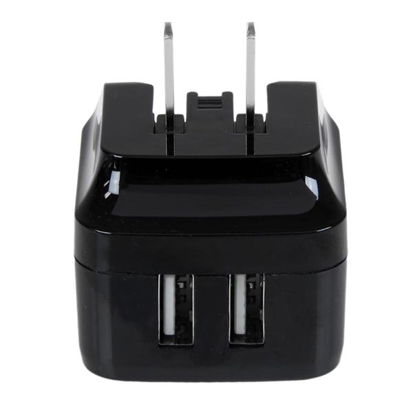 StarTech.com USB2PACBK oplader til mobil enhed Mobiltelefon, Smartphone, Tablet Sort Vekselstrøm Indendørs