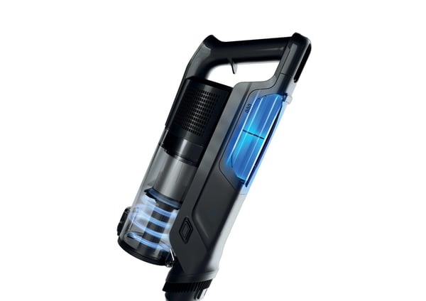 Hoover HF310P 011 2-i-1 stangstøvsuger Batteri Dry HEPA Poseløs 0,7 L 400 W Sort, Metallic 2,5 At
