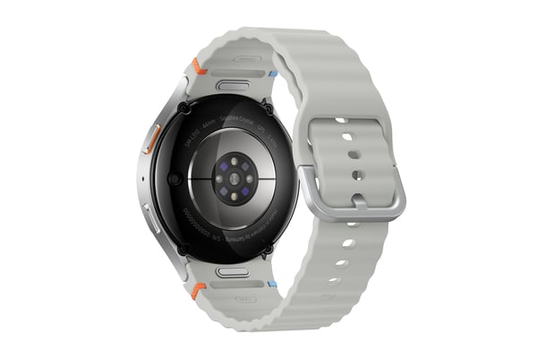 Samsung Galaxy Watch7 3,81 cm (1.5") AMOLED 44 mm Digital 480 x 480 pixel Berøringsskærm Sølv Wi-Fi GPS (satellit)
