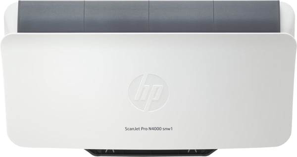HP Scanjet Pro N4000 snw1 Sheet-feed Scanner Skanner med papir-tilførsel 600 x 600 dpi A4 Sort, Hvid