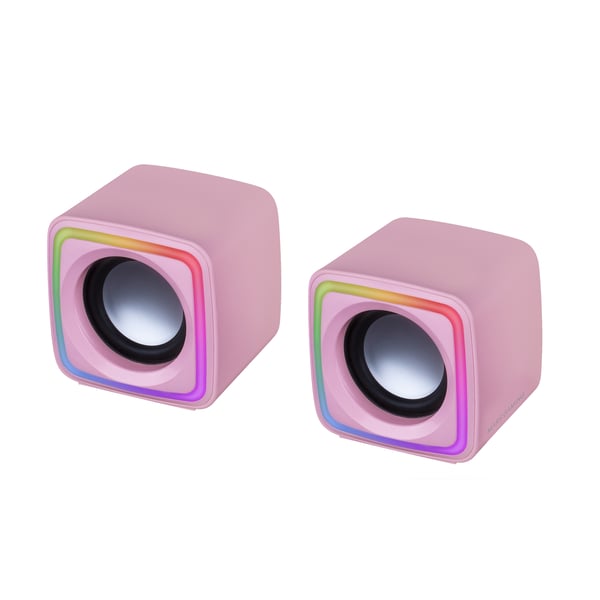Mars Gaming MSCUBEP högtalare Rosa Kabel 8 W
