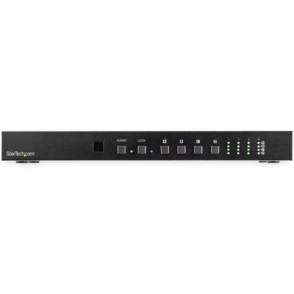StarTech.com 4x4 HDMI-matrisswitch med Audio och Ethernet-kontroll - 4K 60 Hz