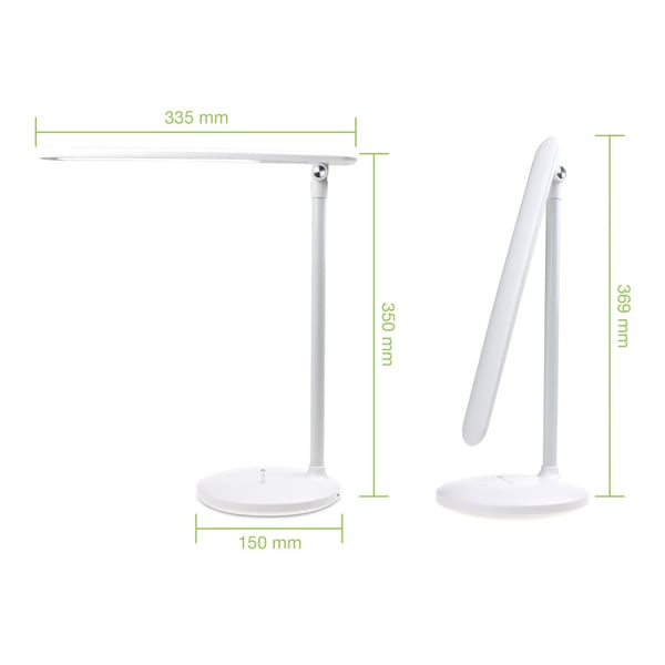 Techly I-LAMP-DSK9 pöytävalaisin 3 W LED G Valkoinen