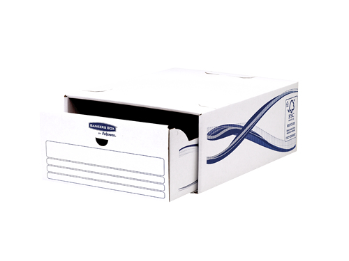 Fellowes 4461104 programpaket Förpackningslåda Blå, Vit