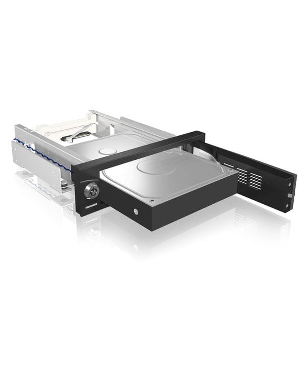 ICY BOX IB-168SK-B 13,3 cm (5.25") Liitinpaneeli Musta