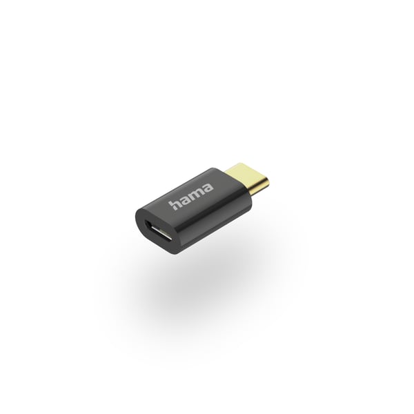 Hama 00201531 kabelomvandlare (hane/hona) Micro-USB B USB C Svart Hama 00201531 kabelomvandlare (hane/hona) Micro-USB B USB C Svart