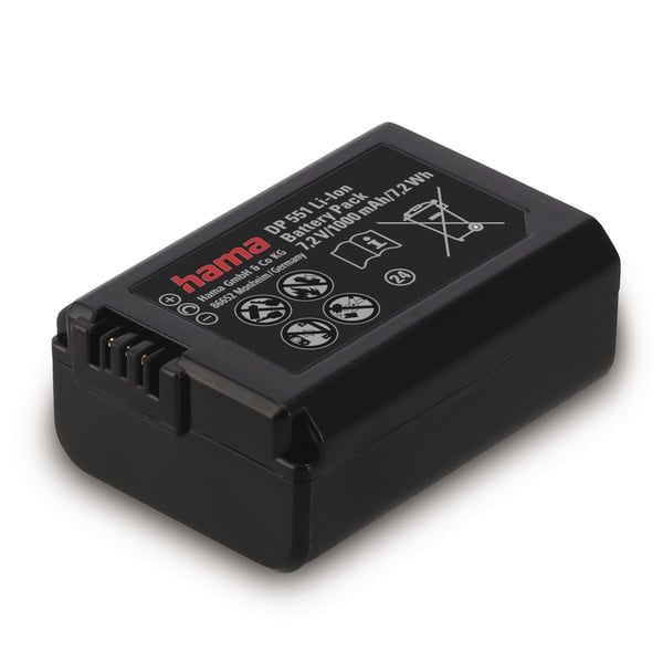Hama DP 551 Litiumioni (Li-Ion) 1000 mAh Hama DP 551 Litiumioni (Li-Ion) 1000 mAh
