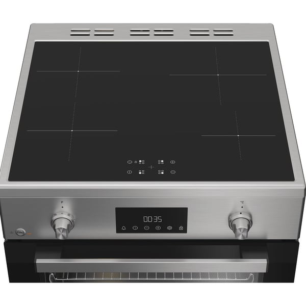 Hotpoint H6I8LMSAX Fritstående komfur Elektrisk Zone induktionskogeplade Rustfrit stål