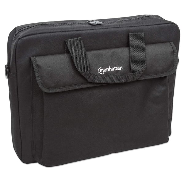 Manhattan 438889 taske og etui til laptop 39,6 cm (15.6") Mappe Sort
